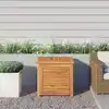 Image de Boîte De Rangement De Jardin Et Sac 60x50x58cm Bois Massif Teck Vidaxl