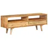 Image de Meuble Tv 110x30x41 Cm Bois Massif De Manguier Vidaxl