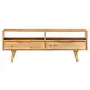 Image de Vidaxl meuble tv 110x30x41 cm bois massif de manguier