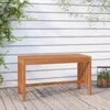 Image de Banc De Jardin 80 Cm Bois Massif D'eucalyptus Vidaxl