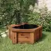 Image de Fontaine À Eau Avec Pompe 57x57x53 Cm Bois De Sapin Massif Vidaxl