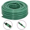 Image de Tuyau D'arrosage Avec Jeu De Raccords Vert 0,75" 50 M Pvc Vidaxl