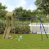 Image de Aire De Jeux D'extérieur Bois De Pin Imprégné Vidaxl