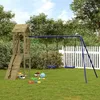 Image de vidaXL Aire de jeux dextérieur bois de pin imprégné ensemble de jeu ensemble de jeu en bois ensemble de terrain de jeu 3155818
