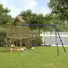 Image de Aire De Jeux D'extérieur Bois De Pin Imprégné Vidaxl