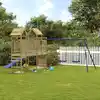 Image de Aire De Jeux D'extérieur Bois De Pin Imprégné Vidaxl