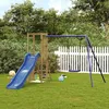 Image de vidaXL Aire de jeux dextérieur bois de pin imprégné ensemble de jeu ensemble de jeu en bois ensemble de terrain de jeu 3155926