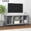 Image de Meuble Tv Sonoma Gris 102x35x45 Cm Bois D'ingénierie Vidaxl