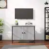 Image de Meuble Tv Avec Portes Sonoma Gris 60x35x45 Cm Bois D'ingénierie Vidaxl