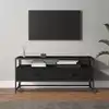 Image de Meuble Tv Noir 100x35x45 Cm Bois D'ingénierie Vidaxl