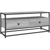 Image de Meuble Tv Sonoma Gris 100x35x45 Cm Bois D'ingénierie Vidaxl