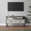 Image de Meuble Tv Sonoma Gris 80x35x45 Cm Bois D'ingénierie Vidaxl