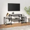 Image de Meuble Tv Sonoma Gris 117x35x52 Cm Bois D'ingénierie Vidaxl