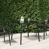 Image de Table De Jardin Anthracite 80x80x71 Cm Acier Vidaxl