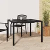 Image de Table De Jardin Anthracite 100x100x72 Cm Acier Vidaxl