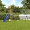 Image de Aire De Jeux D'extérieur Bois De Pin Imprégné Vidaxl