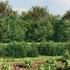 Image de vidaXL Clôture en Treillis Métallique avec Bride Panneau de Clôture Décoratif Barrière de Protection Jardin Patio 154172