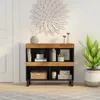 Image de vidaXL Armoire latérale 85x33x75 cm bois massif de manguier 352900