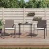 Image de Chaises De Jardin Et Coussins Lot De 2 Marron 56x59x84 Cm Rotin Vidaxl
