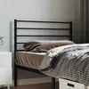 Image de Tête De Lit De Remplacement Métal Noir 80 Cm Vidaxl