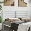 Image de Tête De Lit De Remplacement Métal Blanc 160 Cm Vidaxl