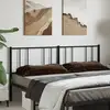 Image de Tête De Lit De Remplacement Métal Noir 200 Cm Vidaxl