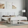 Image de Cadre De Lit Métal Sans Matelas Et Tête De Lit Blanc 140x190 Cm Vidaxl