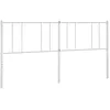 Image de Tête De Lit De Remplacement Métal Blanc 193 Cm Vidaxl