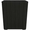 Image de Table De Jardin Avec Couvercle Amovible Noir Polypropylène Vidaxl