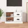 Image de Meuble Tv Blanc 73x35,5x47,5 Cm Bois D'ingénierie Vidaxl