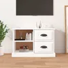 Image de Meuble Tv Blanc Brillant 73x35,5x47,5 Cm Bois D'ingénierie Vidaxl