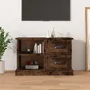 Image de Meuble Tv Chêne Fumé 73x35,5x47,5 Cm Bois D'ingénierie Vidaxl