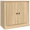 Image de Buffet Chêne Sonoma 70x35,5x67,5 Cm Bois D'ingénierie Vidaxl