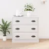 Image de Buffet Blanc 70x35,5x67,5 Cm Bois D'ingénierie Vidaxl