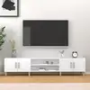 Image de Meuble Tv Blanc 180x31,5x40 Cm Bois D'ingénierie Vidaxl