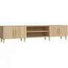 Image de Vidaxl meuble tv chêne sonoma 180x31,5x40 cm bois d'ingénierie VIDAXL