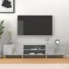 Image de vidaXL Meuble TV gris béton 180x315x40 cm bois dingénierie 816260