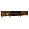 Image de Vidaxl meuble tv chêne fumé 180x31,5x40 cm bois d'ingénierie VIDAXL
