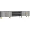 Image de Meuble Tv Sonoma Gris 180x31,5x40 Cm Bois D'ingénierie Vidaxl