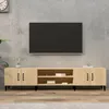 Image de Meuble Tv Chêne Sonoma 180x31,5x40 Cm Bois D'ingénierie Vidaxl
