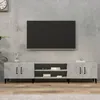 Image de vidaXL Meuble TV gris béton 180x315x40 cm bois dingénierie 816268
