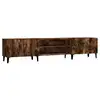 Image de Vidaxl meuble tv chêne fumé 180x31,5x40 cm bois d'ingénierie