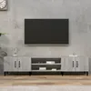 Image de vidaXL Meuble TV sonoma gris 180x315x40 cm bois dingénierie 816270