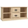 Image de Meuble Tv Chêne Sonoma 99,5x35,5x48 Cm Bois D'ingénierie Vidaxl