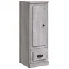 Image de Buffet Haut Sonoma Gris 36x35,5x103,5 Cm Bois D'ingénierie Vidaxl