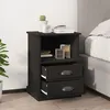 Image de Tables De Chevet 2 Pcs Noir 43x36x60 Cm Vidaxl