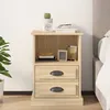 Image de Table De Chevet Chêne Sonoma 43x36x60 Cm Vidaxl