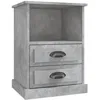 Image de Table De Chevet Gris Béton 43x36x60 Cm Vidaxl
