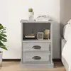 Image de Table De Chevet Sonoma Gris 43x36x60 Cm Vidaxl