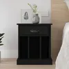 Image de Table De Chevet Noir 43x36x50 Cm Vidaxl